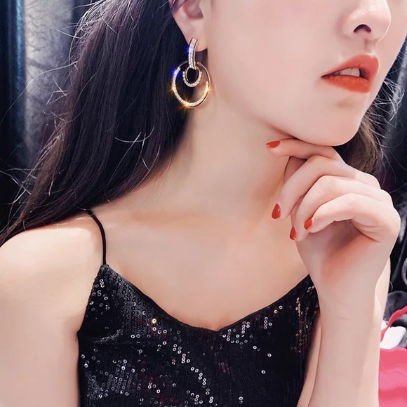 18k gold plated new earrings - Picture 2 of 4